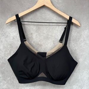 Honey love LiftWear Crossover Wireless Bra Black 1X